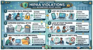 Read more about the article The 12 Most Common HIPAA Violations U.S. Businesses Must Avoid in 2026