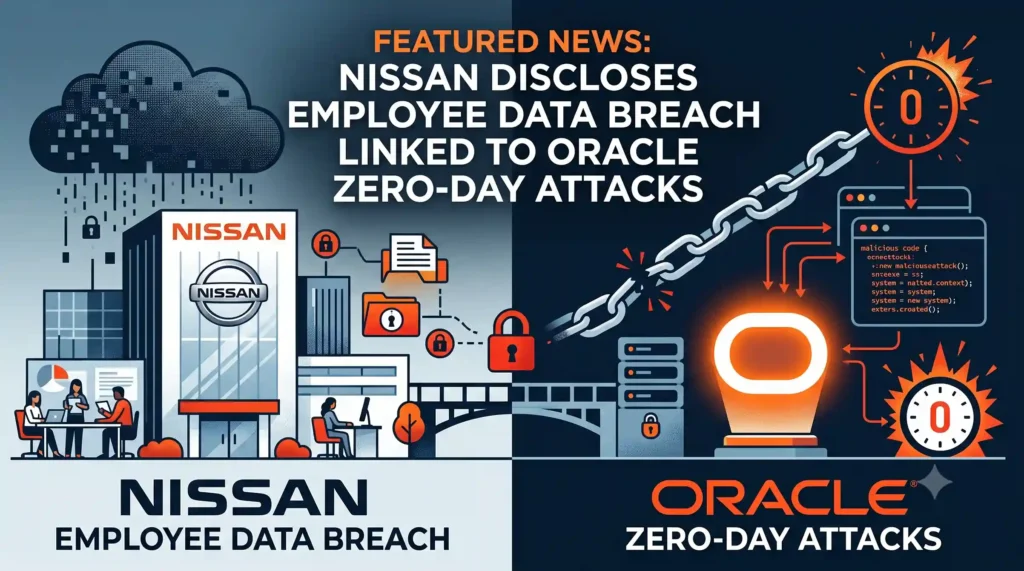 Nissan Discloses Employee Data Breach Linked to Oracle Zero‑Day Attacks