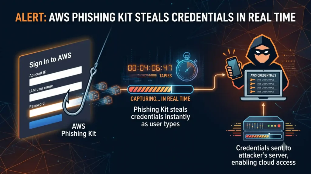 AWS Phishing Kit Steals Credentials in Real Time
